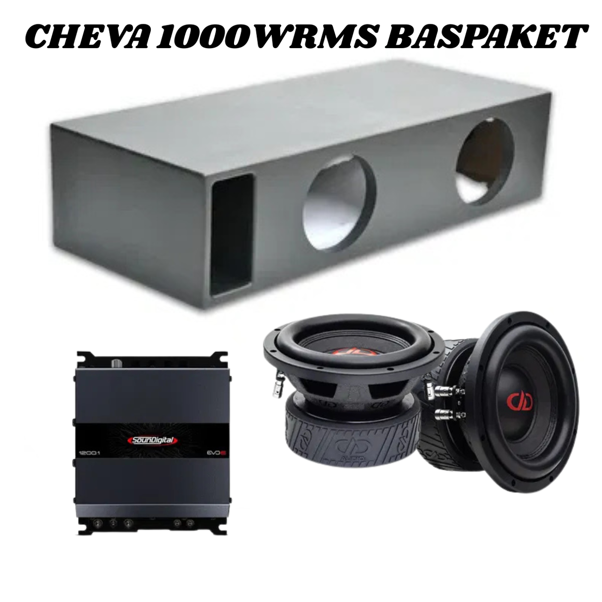 DD Audio 508e Cheva 2x8" baslåda