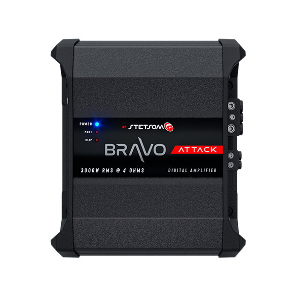 Stetsom BRAVO Attack 3000 – 3000W RMS Monoblock 4 Ohm