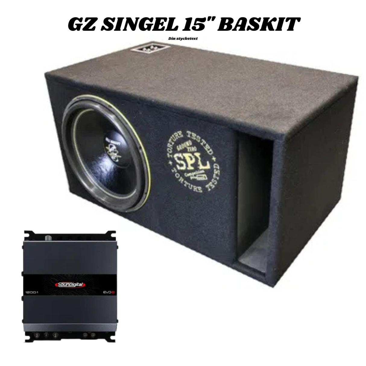 Ground Zero 15" + SD1200.1