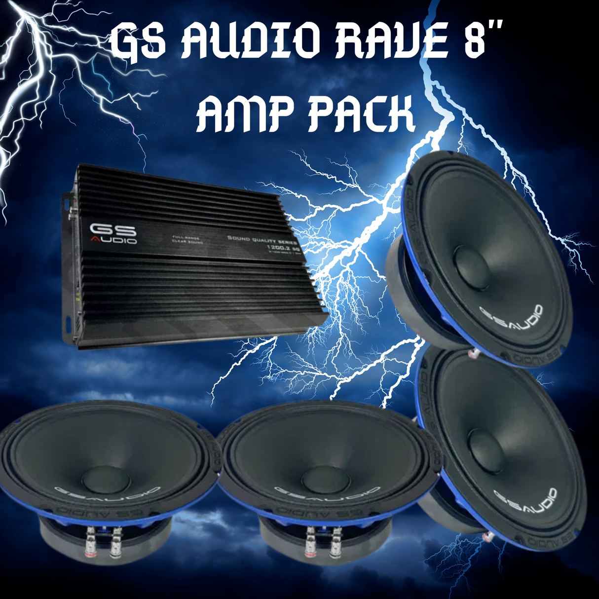 GS AUDIO RAVE AMP PACK