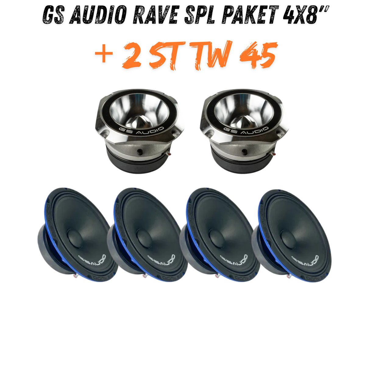 GS Audio Rave SQL Paket 4x8