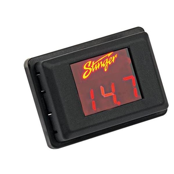 Stinger SVMR – Digital voltmätare med röd LED-display