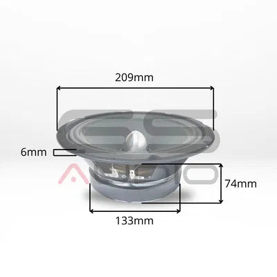 GS Audio Platinum FLAT MK2 8"