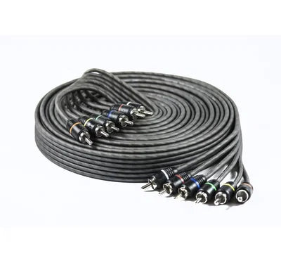 4Connect STAGE1 lågnivåkabel 5,5 m – 6-kanals RCA-kabel