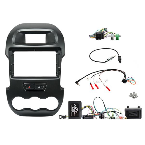 Connects2 CTK9FD01 komplett 9-tums installationskit för Ford Ranger och F-250