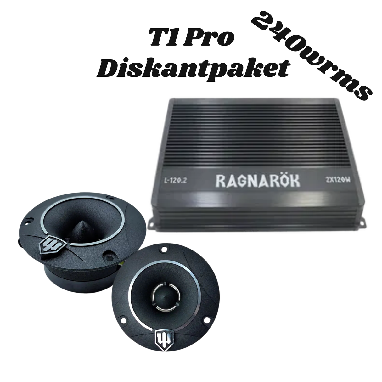 Diskantpaket TT T1PRO 240WRMS