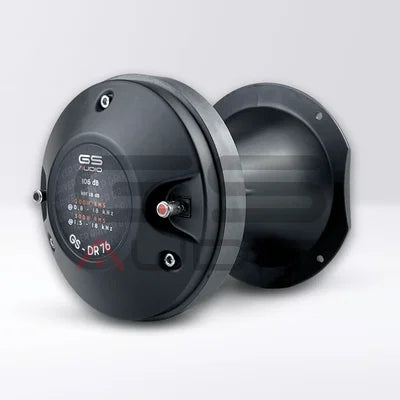 GS Audio DR76 med H123-horn – kraftfull kompressionsdriver för höga ljudnivåer