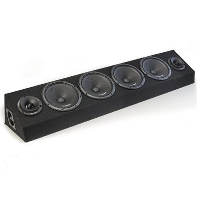 Soundmaxer 6,5 tum raggarplanka komplett högtalarpaket