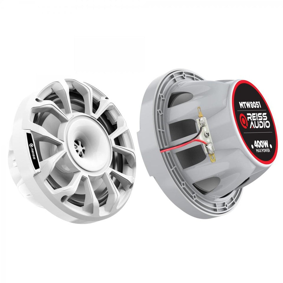 Reiss Audio RS-MTW8051W White 5,25-tums SPL-mellanregister, säljs i par