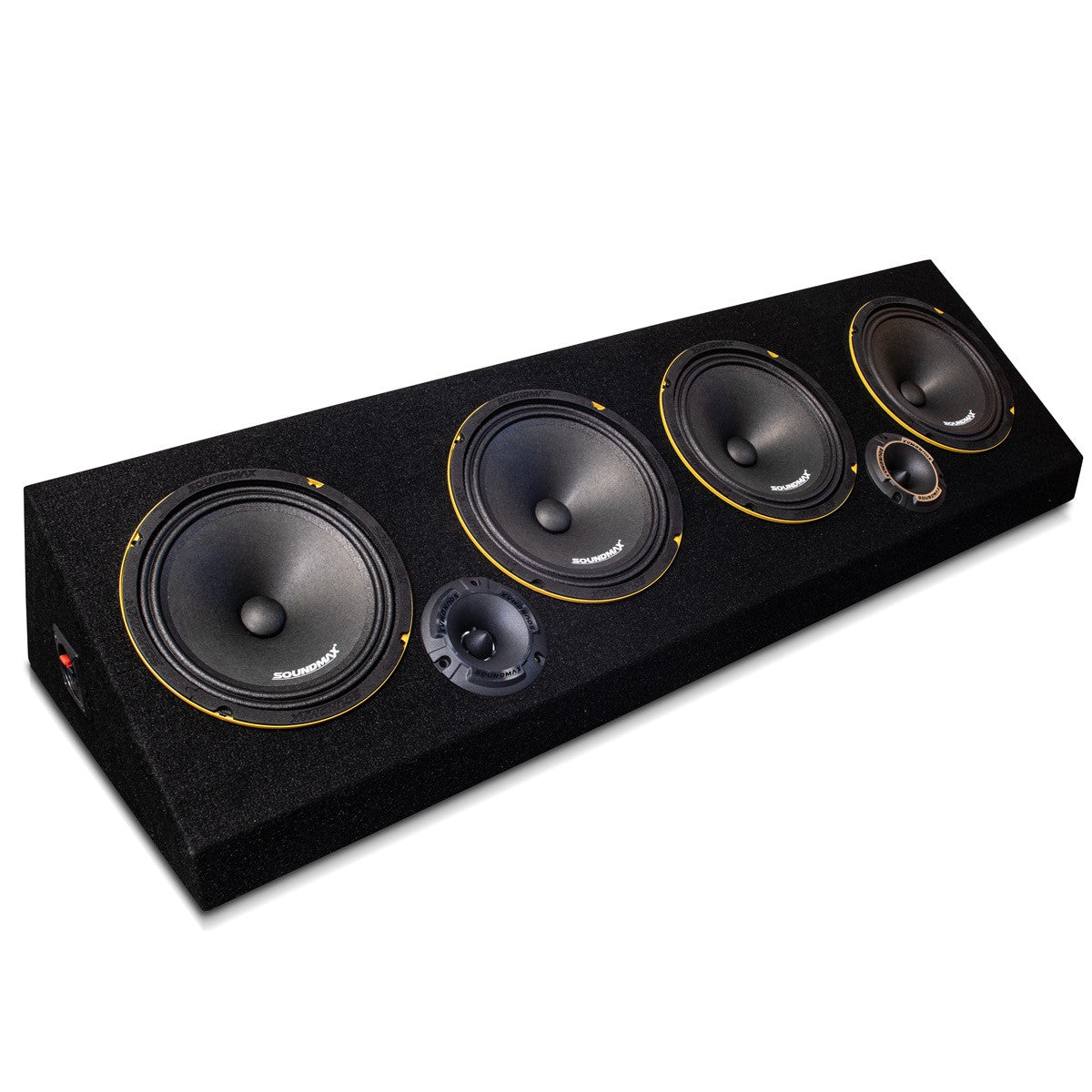 Loud as Hell 4×8 Slope V2 med Soundmax SX-M8XL och SX-TA37