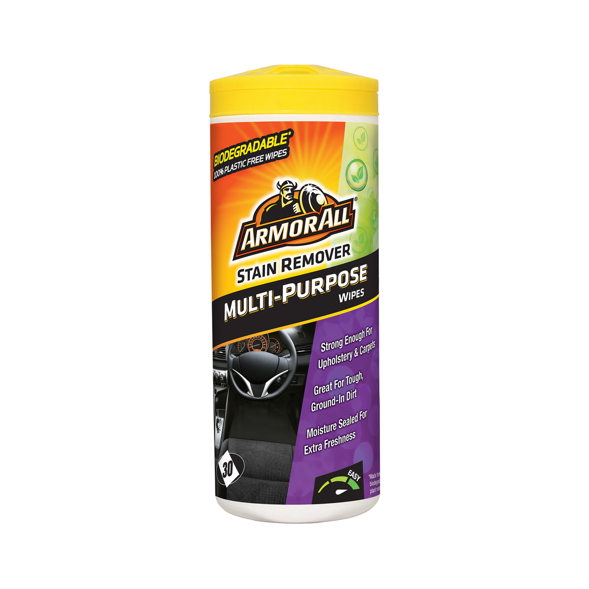 Våtservetter Armor All Multi-Purpose Wipes, Burk (30 st)