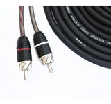 4Connect STAGE2 lågnivåkabel 5,5 m – 2-kanals RCA-kabel