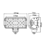 EPISTAR ljusramp 36W