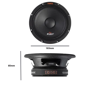 EDGE EDS 8" Street Series Pro Midrange 225W RMS