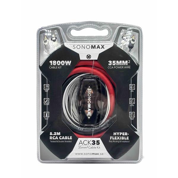 Sonomax ACK35 35 mm² kabelkit med RCA, förpackning
