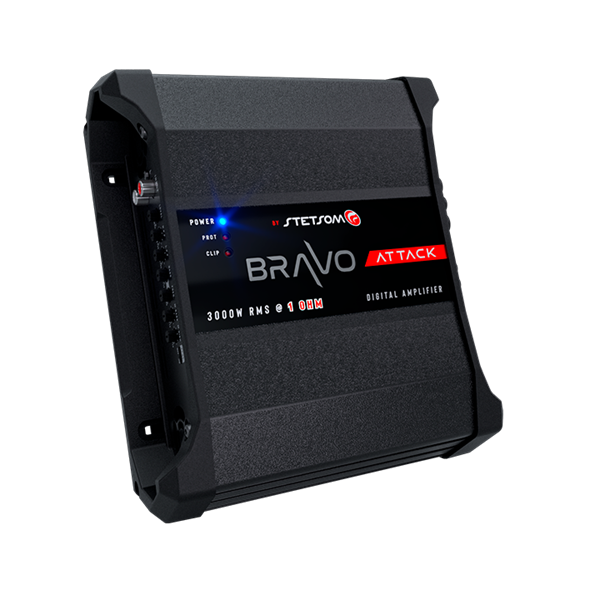 Stetsom BRAVO Attack 3000W 1 Ohms Mono Car Amplifier