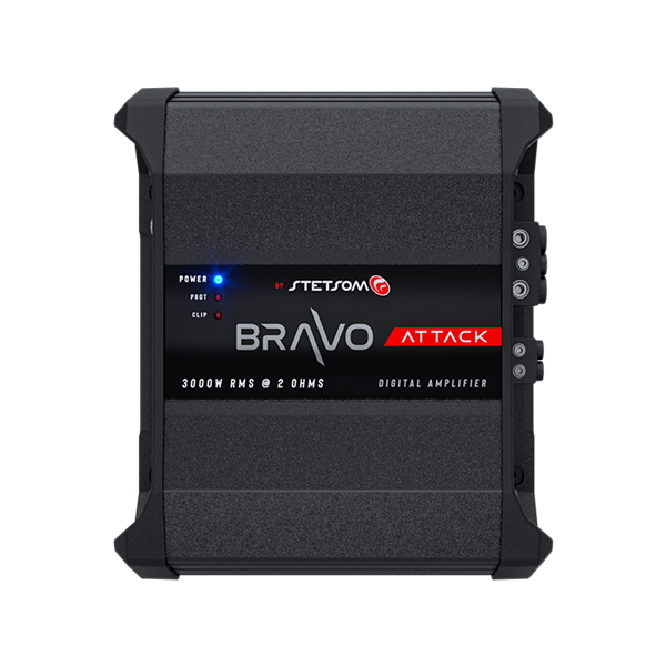 Stetsom BRAVO Attack 3000 – 3000W RMS Monoblock 2 Ohm