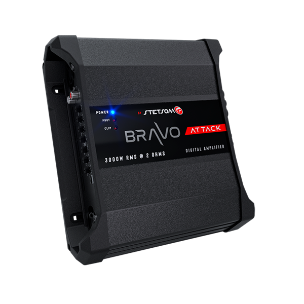 Stetsom BRAVO Attack 3000 – 3000W RMS Monoblock 2 Ohm