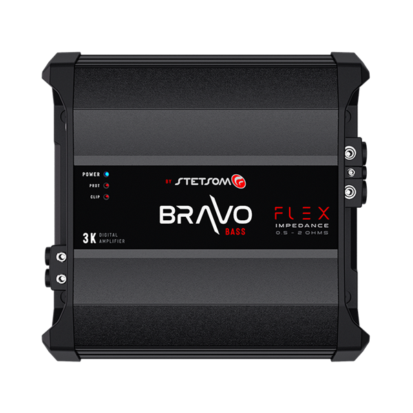 Stetsom Bravo Flex 3000w 0,5 - 2Ohms Fullrange Mono Amp