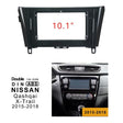 CT34NS03 stereoram för Nissan Qashqai och X-Trail 2015–2018