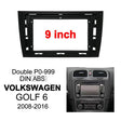 9-tums stereoram för Volkswagen Golf VI 2008–2013