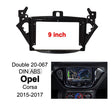 CT34VX01 9-tums stereoram för Opel och Vauxhall Corsa 2015–2017