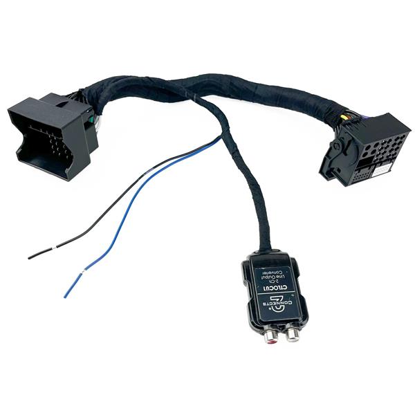 Lineout converter T-harness Quadlock 2 channels