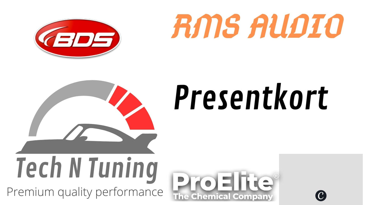 RMS AUDIO Presentkort
