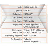 EDGE DBX-serien Probox 6,5" med subwoofer