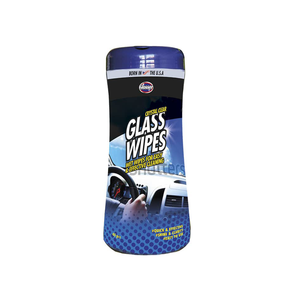 Våtservetter Glosser Glass Wipes, 40 st