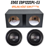 EDGE EDP122SPL-E3 2-pack med baslåda – SPL-baspaket