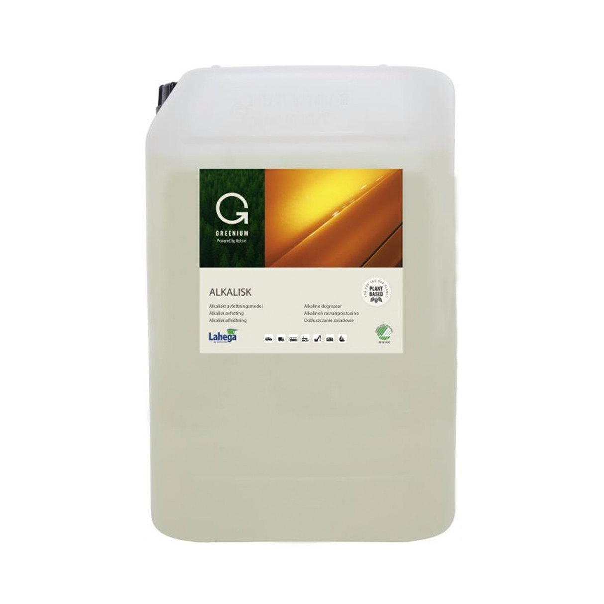 Förtvättsmedel Lahega Greenium Alkalisk, 25 000 ml