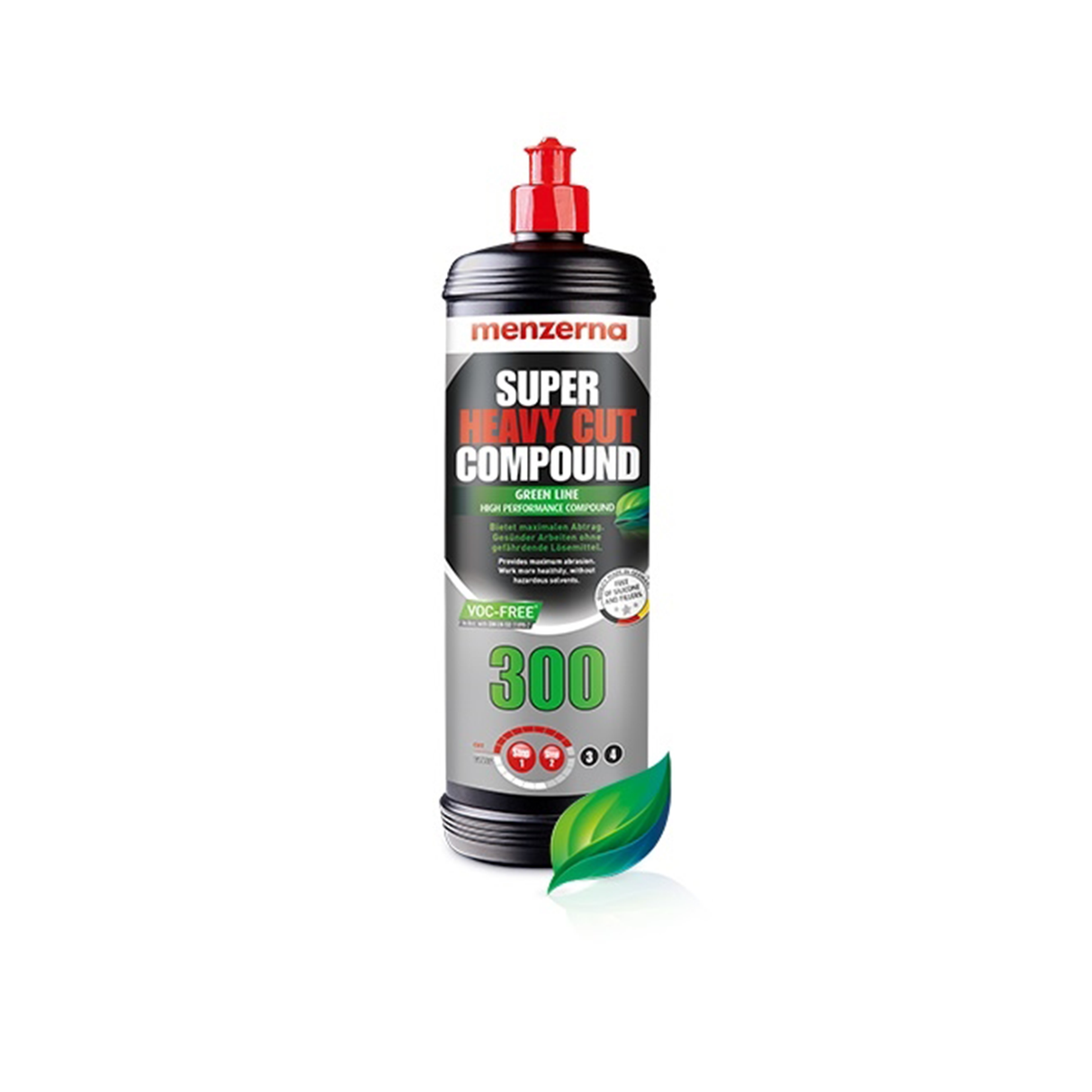 Polermedel Menzerna Super Heavy Cut 300 Green Line - grovrubbing, 250 ml