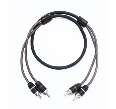 4Connect STAGE2 lågnivåkabel 0,75 m – 2-kanals RCA-kabel