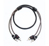 4Connect STAGE2 lågnivåkabel 0,75 m – 2-kanals RCA-kabel