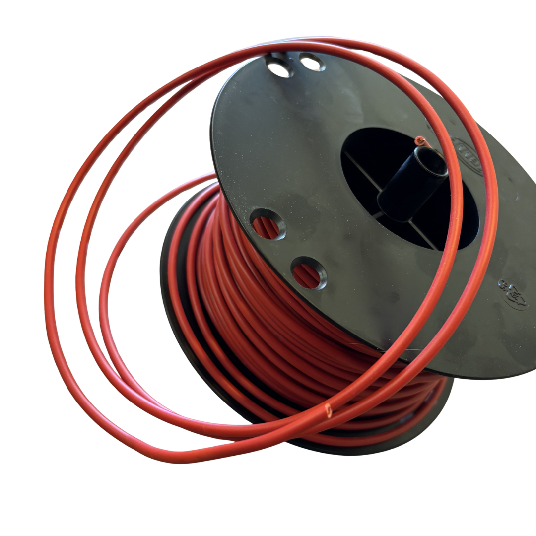 Wikström Strömkabel 2.5 mm² – Flertrådig Kopparkabel (Röd / Svart)