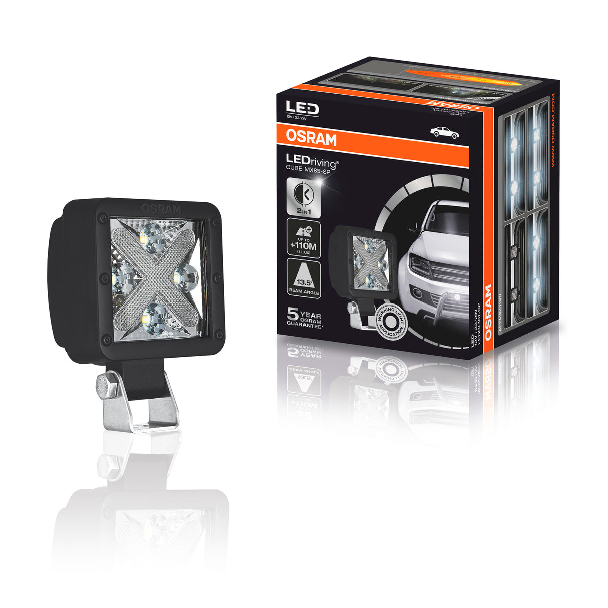 Arbetsbelysning Osram MX85-SP 20W, Spot