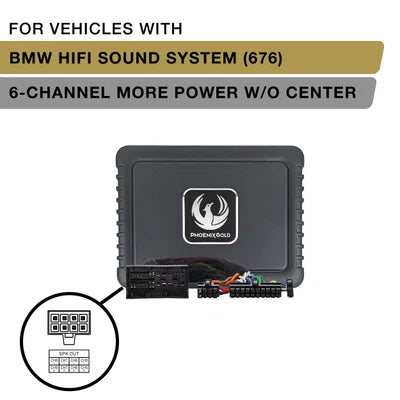 Phoenix Gold ZDAP-BMW4 – Plug & Play DSP Power-Up Kit för BMW HiFi 676