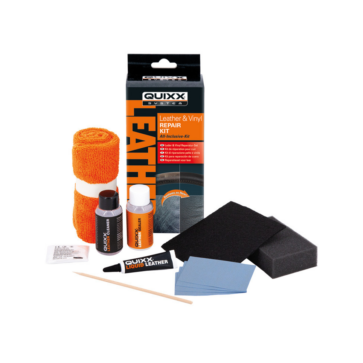 Läder & vinylreparation Kit QUIXX Leather & Vinyl Repair Kit