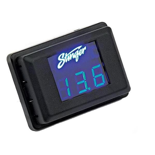 Stinger SVMB – Digital voltmätare med blå LED-display