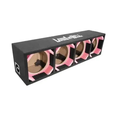 Loud as Hell 4x8" Kickplanka Svart/Rosa