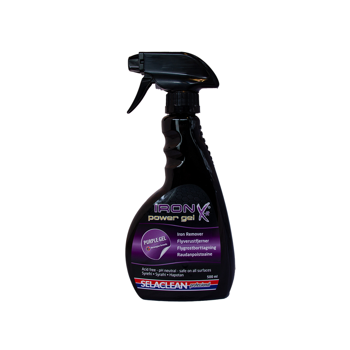 Flygrostlösare Selaclean Professional Iron X-it Power Gel, 500 ml, 500 ml