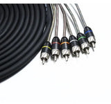 4Connect STAGE2 lågnivåkabel 5,5 m – 6-kanals RCA-kabel