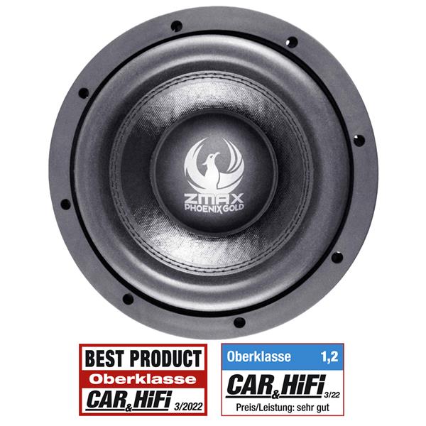 Phoenix Gold ZMAX82 – 8" SPL Subwoofer 500W RMS D2