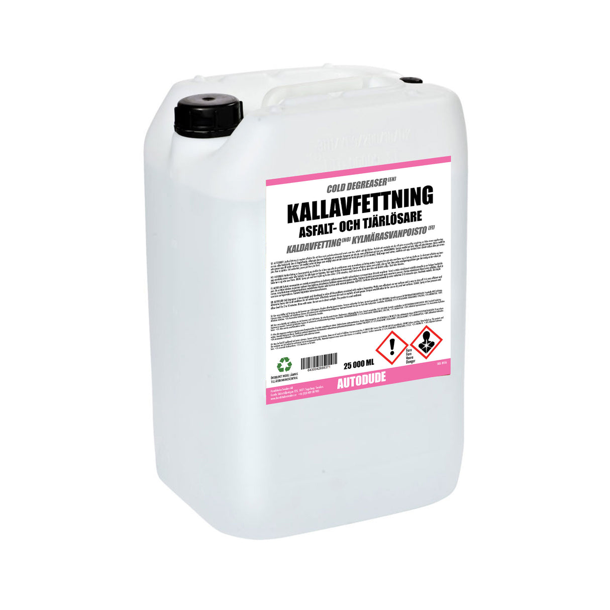 Kallavfettning Autodude's Kallavfettning, 25000 ml / Dunk