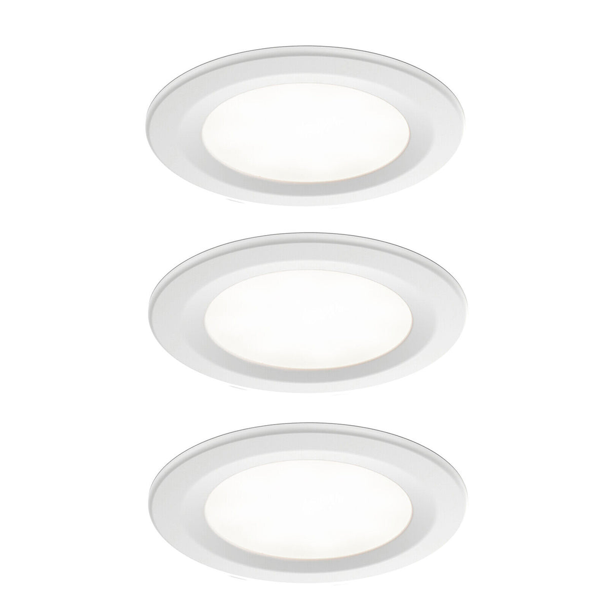 Downlight set Airam Auri, IP20 / 9W, 3 st, White