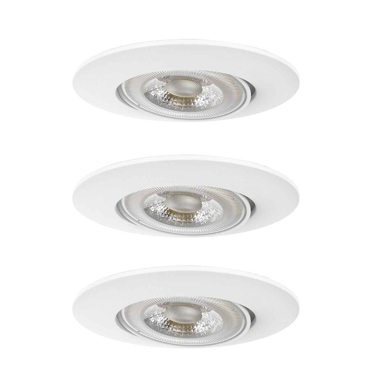 Downlight set Airam Skye Tilt, IP20 / 5W, 3 st, 4000K