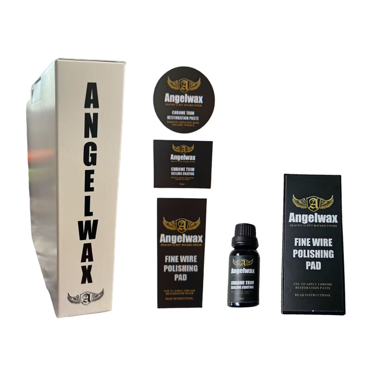 Poleringspaket Angelwax Chrome Trim Restoration Kit