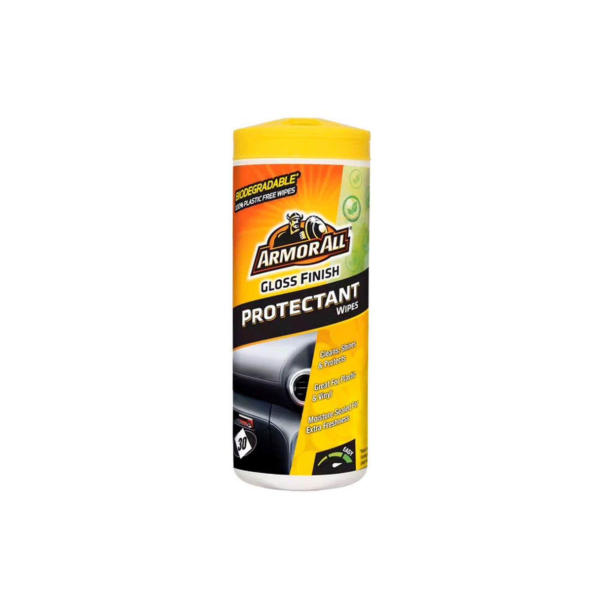 Våtservetter Plast Armor All Protectant Gloss Wipes (Flatpack), 20 st (Flatpack)