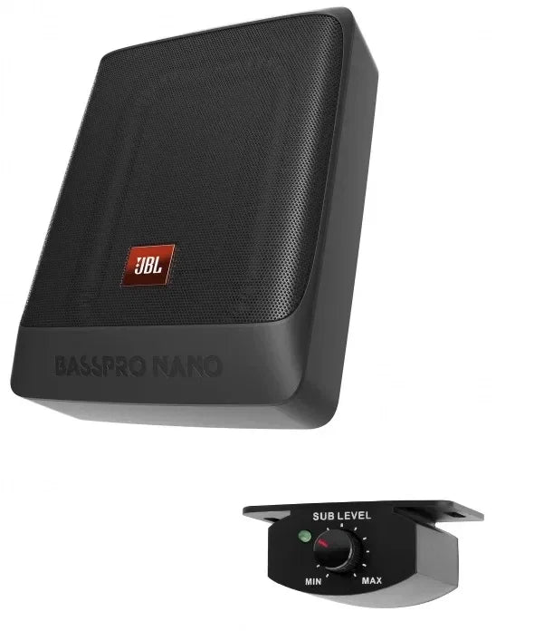 JBL BassPro Nano – ultrakompakt aktiv under-sätesbas